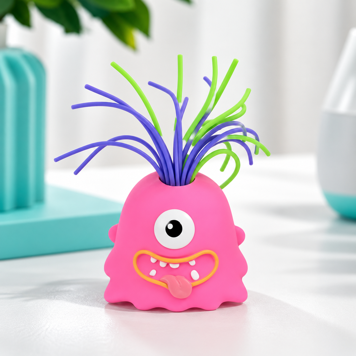 Lustig Monster Spielzeug– Interaktiver Spaß mit Klang & Reaktion Rosa