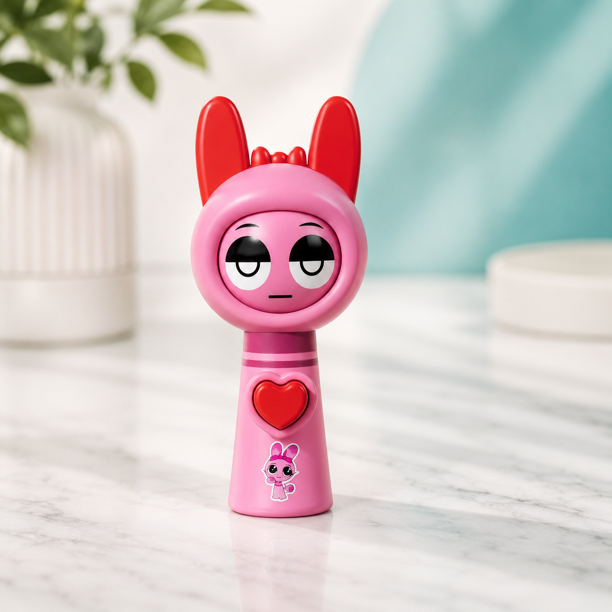 Sprunki Sammelfiguren-Satz – Gesichtsveränderungs-Minispielzeug für Fans Rosa