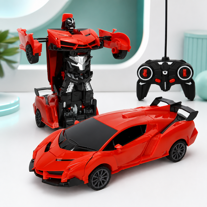 2-in-1 RC Transformer Auto & Roboter – Ferngesteuertes Spielzeug
