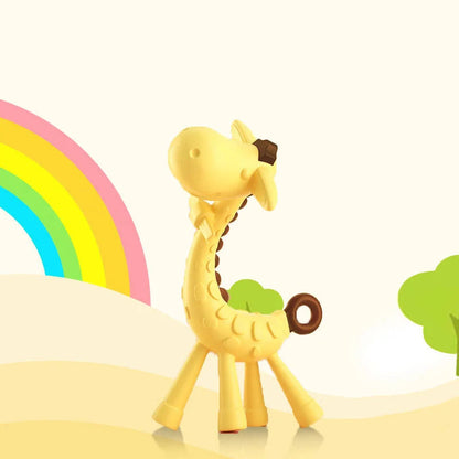 MAMIJOY Giraffe Beißring – Sanfte Zahnreizung für glückliche Babys