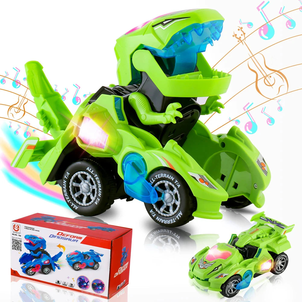 2-in-1 Dino Auto – Verwandelt sich automatisch in einen Roboter!