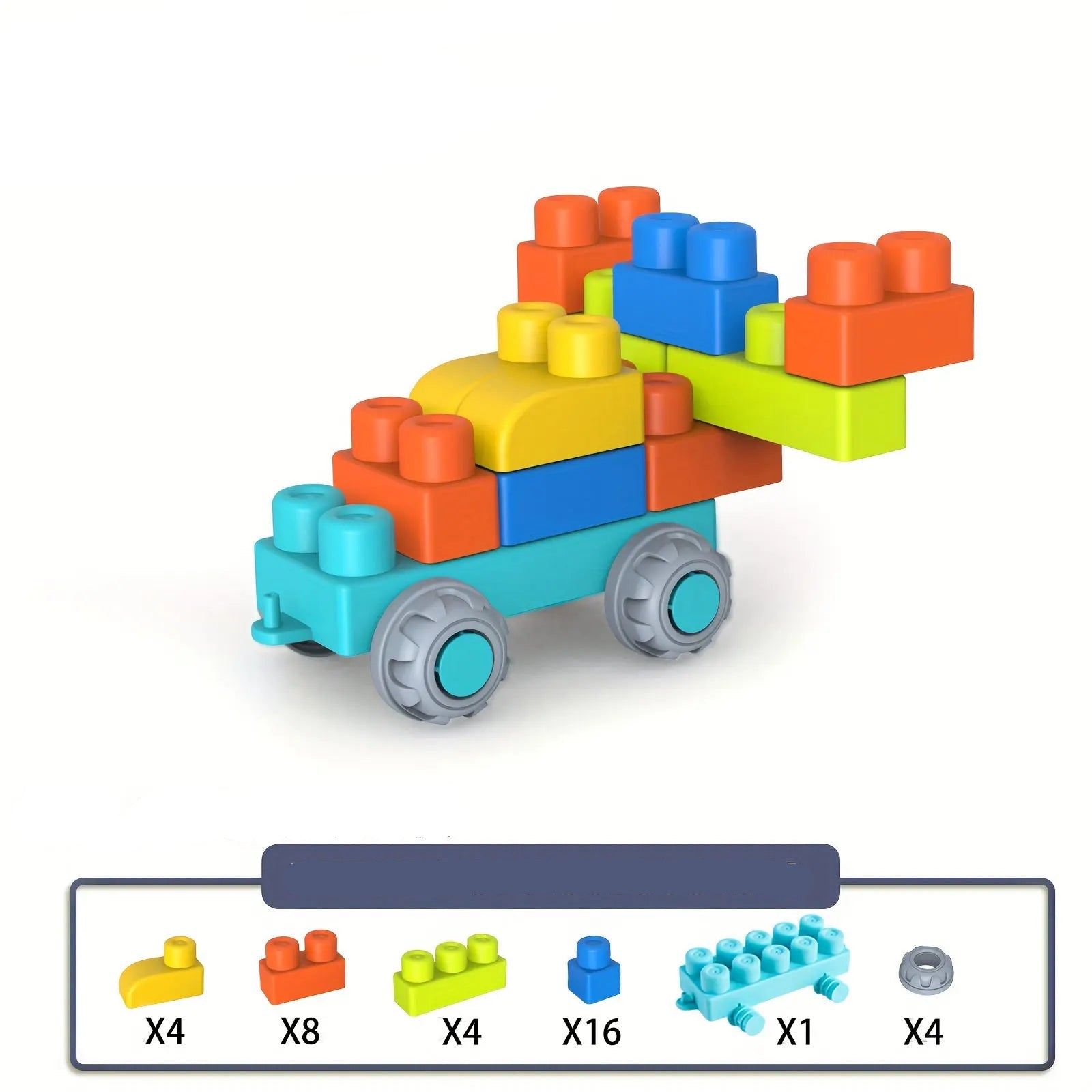 Weich Bausteine für Kinder – Sicheres Bauen, Spielen & Lernen 37 Stück