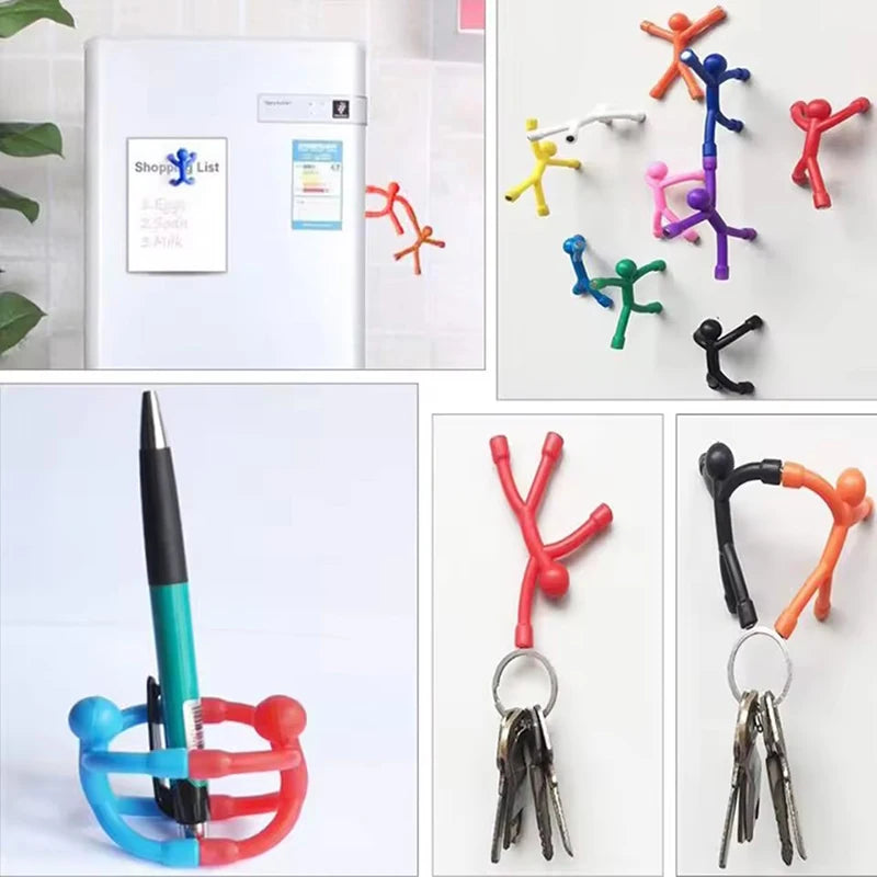 Magnetische Mini-Männer – Dekorativ, stark & farbenfroh!