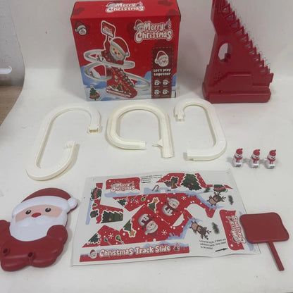 Magischer Schneemann-Coaster mit Licht & Musik – Xmas Spielspaß