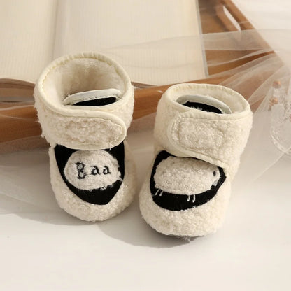 Winter Baby Schuhe mit Fleece – Warm, Weich & Rutschfest