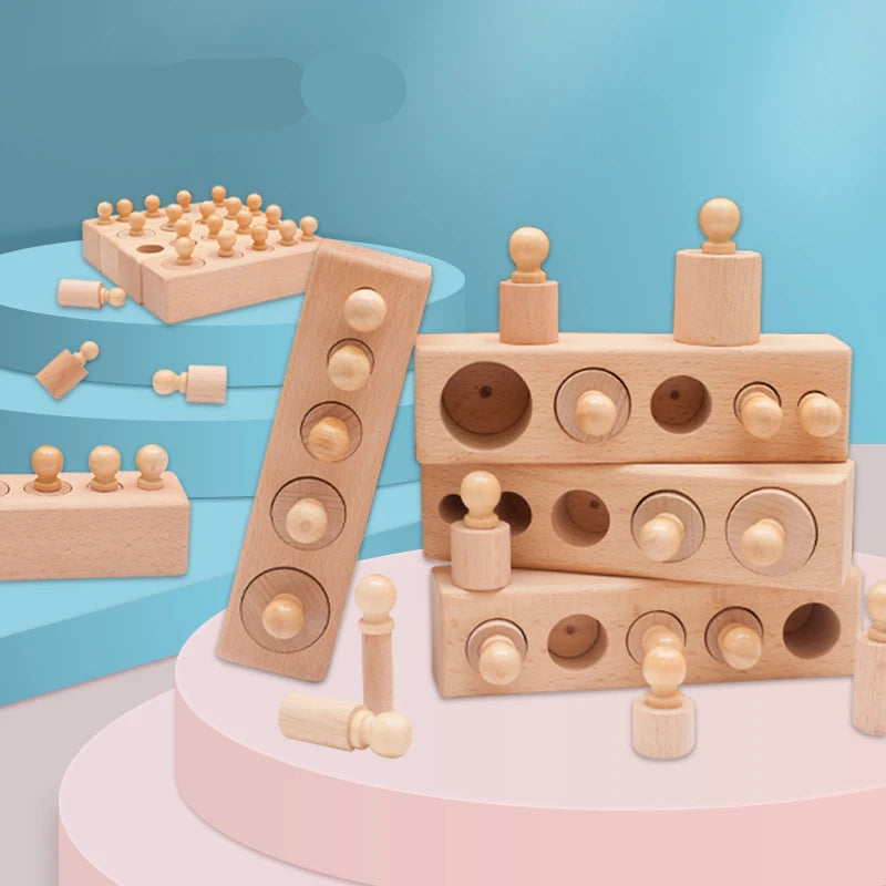 Montessori Lernspielzeug – Intelligentes Holzpuzzle für Kinder