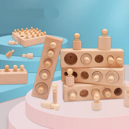 Montessori Lernspielzeug – Intelligentes Holzpuzzle für Kinder