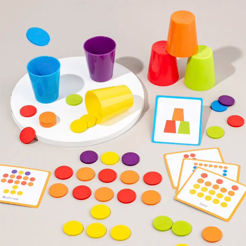 Farben lernen mit Spaß – Holzspiel zur Förderung von Kreativität & Denken