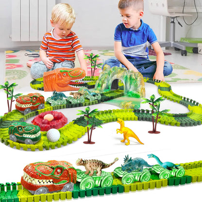Dinosaur Zug Spielzeug – Rasante Abenteuer auf flexibler Rennstrecke