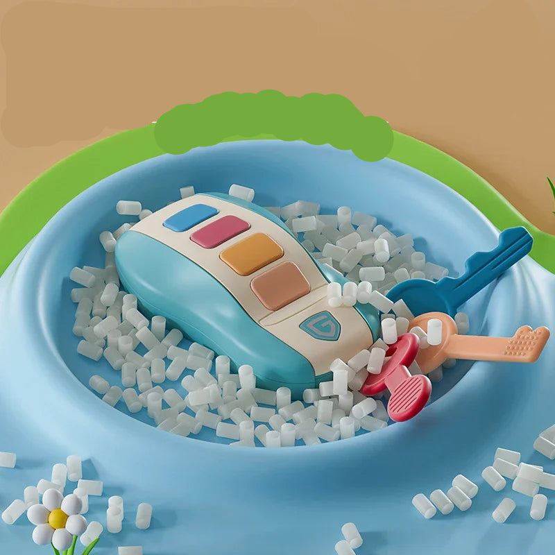 Schlau Auto Schlüssel Spielzeug – Musik, Licht & Lernen in einem!