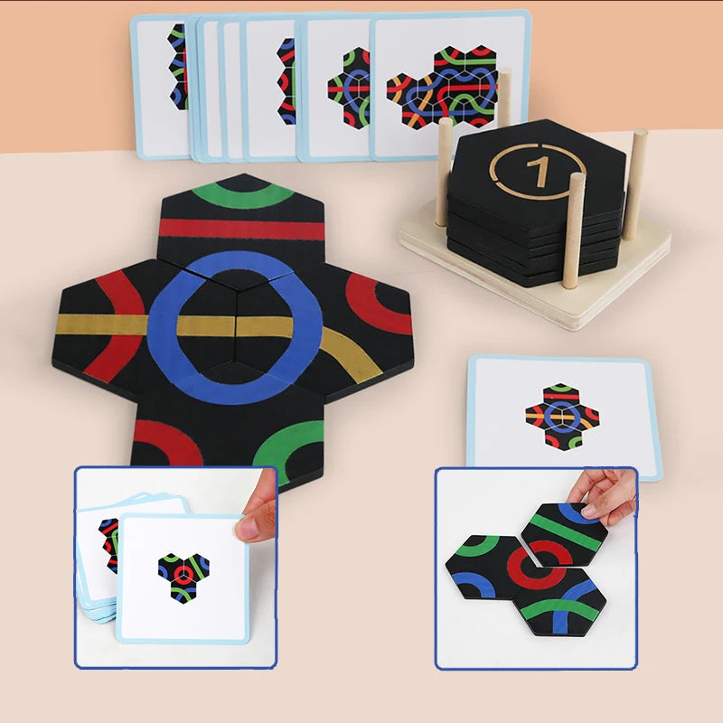 Montessori Logik Puzzle – Kreatives Denkspiel für Kinder