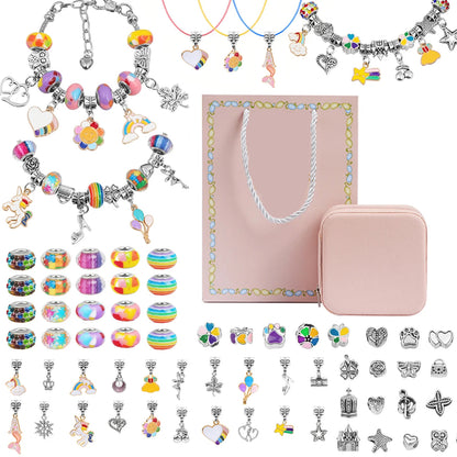 Schmuck-Bastelset für Mädchen – 66 Teile für Spaß & Kreativität