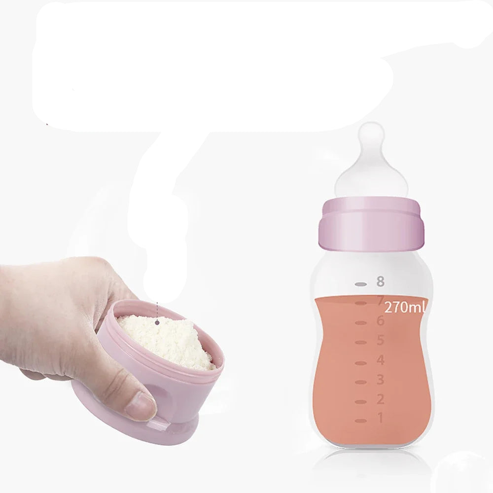Praktische 4-Layer Milchpulver-Box – Frisch, sauber & jederzeit griffbereit