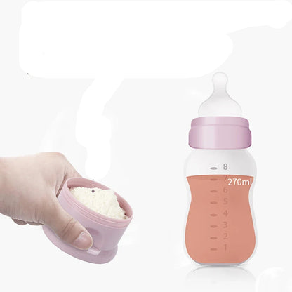 Praktische 4-Layer Milchpulver-Box – Frisch, sauber & jederzeit griffbereit