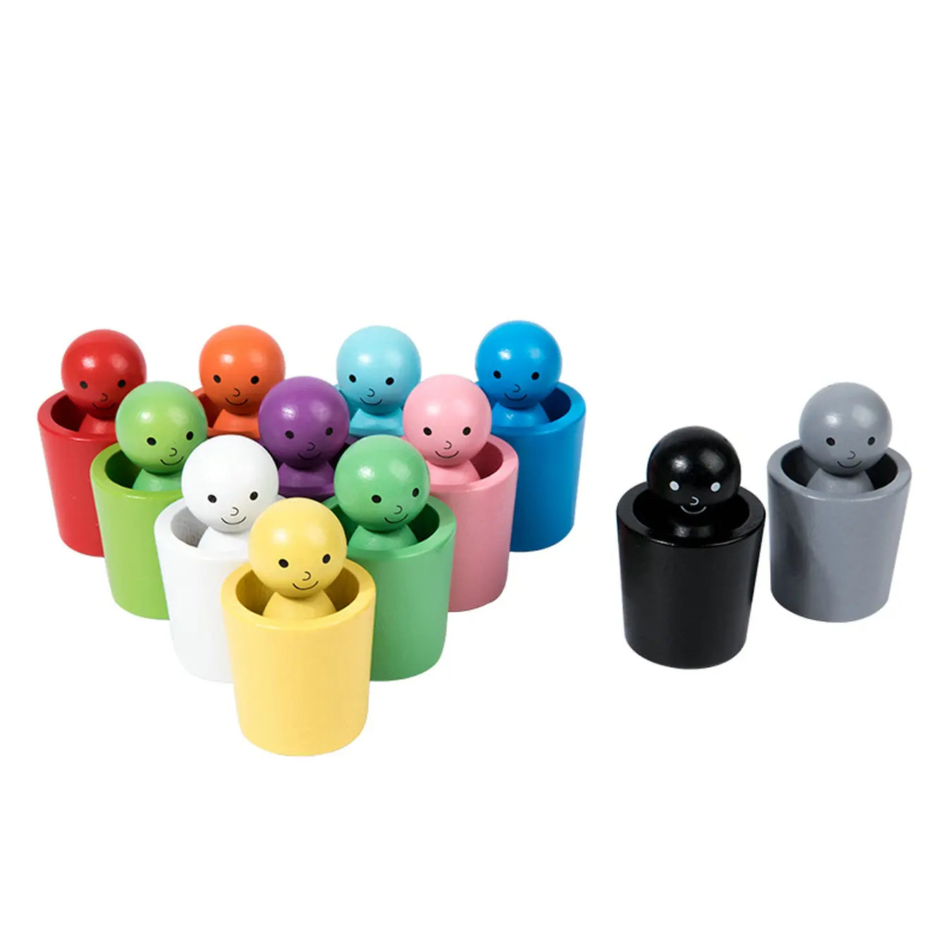 Montessori Holzspielzeug – Farben lernen leicht gemacht