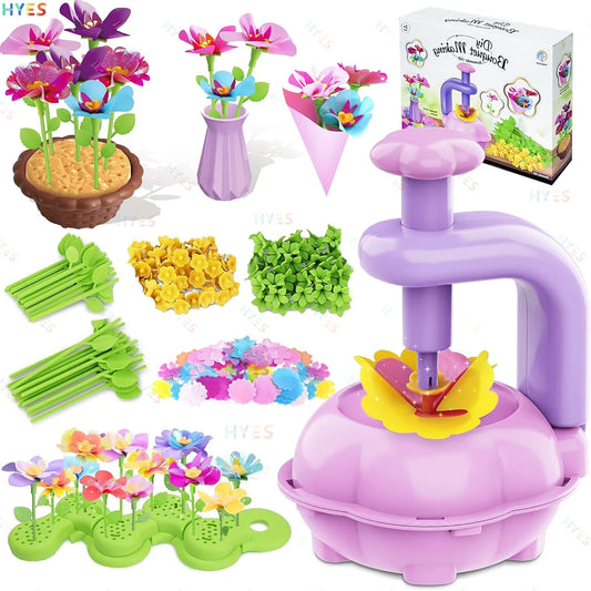 Blume Strauß Bausatz – Kreatives Bastelset für Kinder