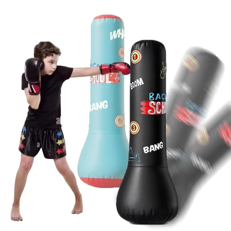 Aufblasbarer Boxsack für Kinder – Aktion, Spaß & Fitness zuhause