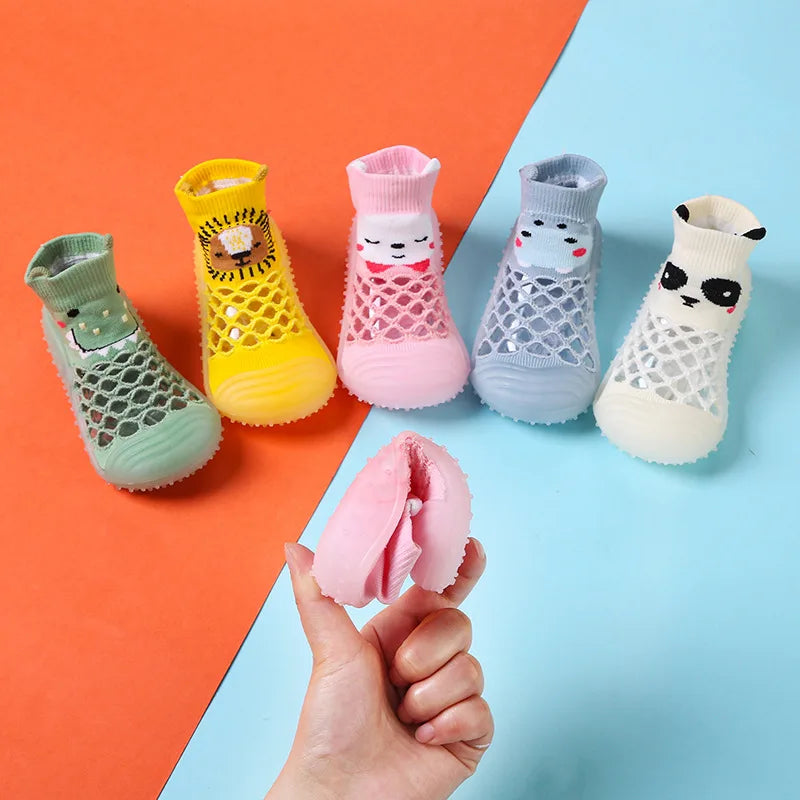 Rutschfeste Babyschuhe – Weich, Atmungsaktiv & Bequem für Erste Schritte