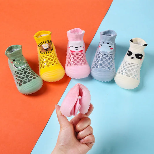 Rutschfeste Babyschuhe – Weich, Atmungsaktiv & Bequem für Erste Schritte