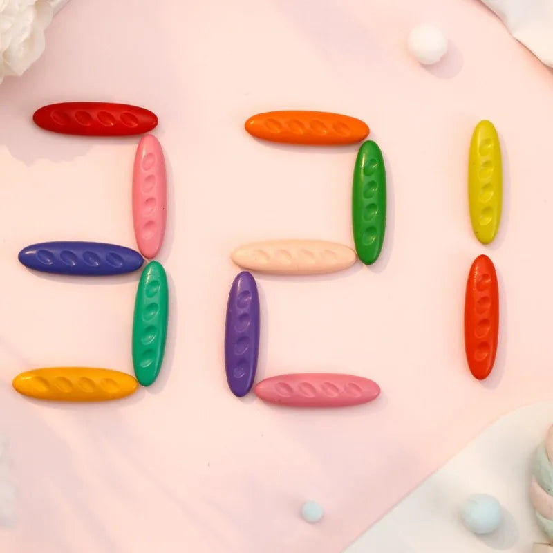 Kinderfreundliche Wachsmalstifte – 36 Farben, abwaschbar & sicher!