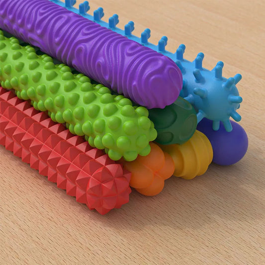Texturierte Sensorik-Fidget Stöcke für Ruhe & Konzentration
