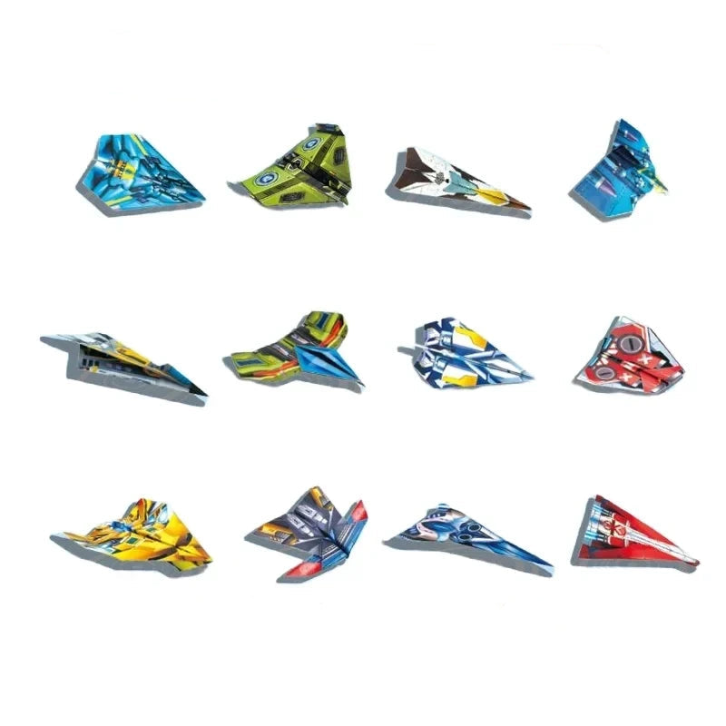 36-teiliges Origami Flugzeug-satz – Kreatives Bastelspaß für Kinder & Eltern