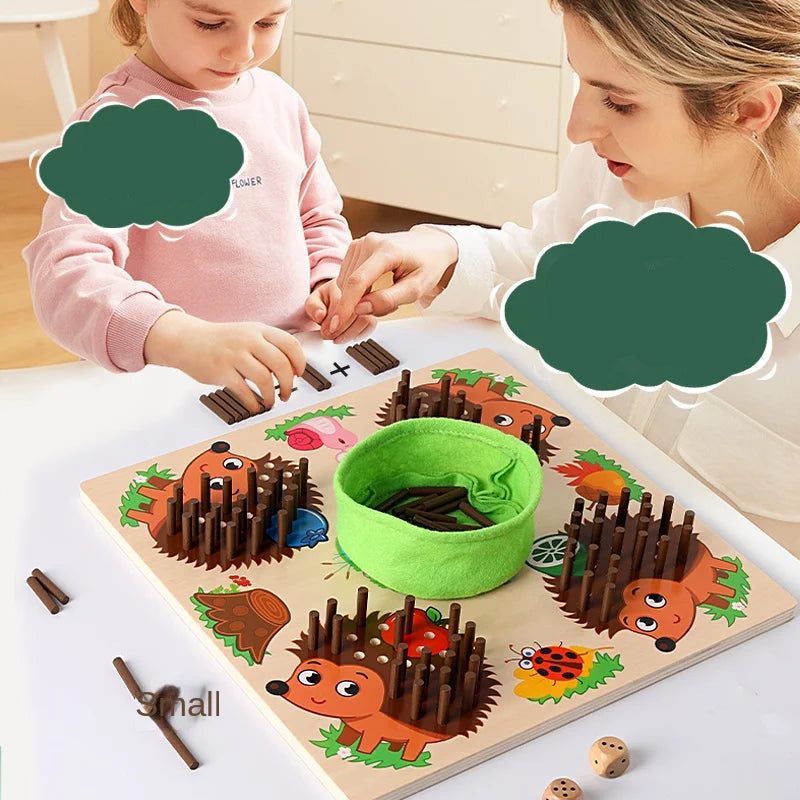 Montessori Igel-Steckspiel – Frühmathe & Feinmotorik fördern