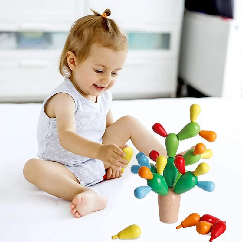 Montessori Kaktus Bau-Satz – Kreativität & Geschick spielerisch fördern
