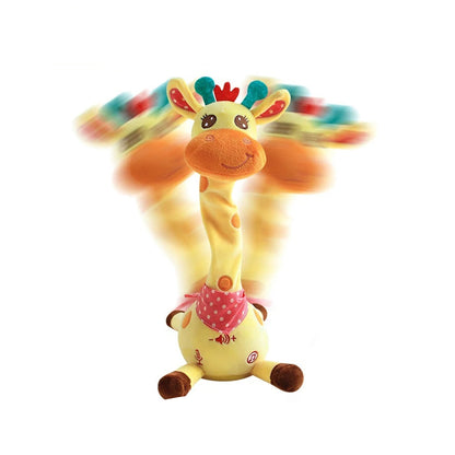 Sprachwiederholende Giraffe – Weiches Kuscheltier mit Musik & Bewegung