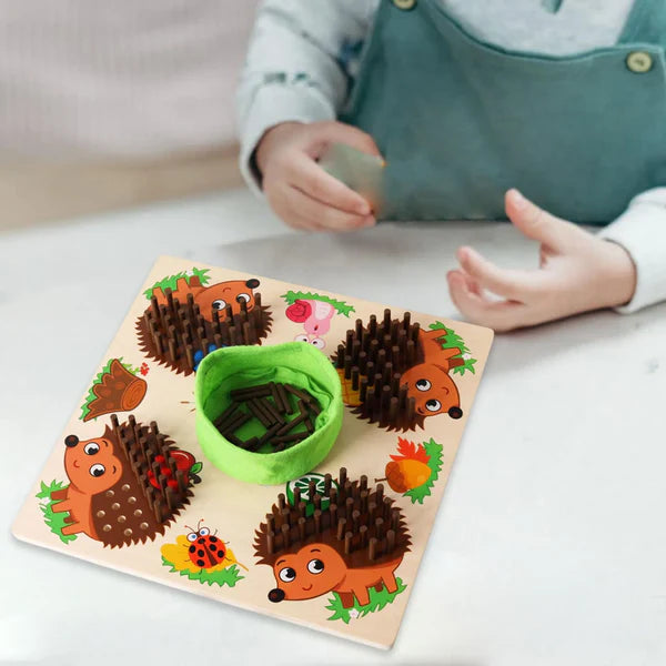 Montessori Igel-Steckspiel – Frühmathe & Feinmotorik fördern