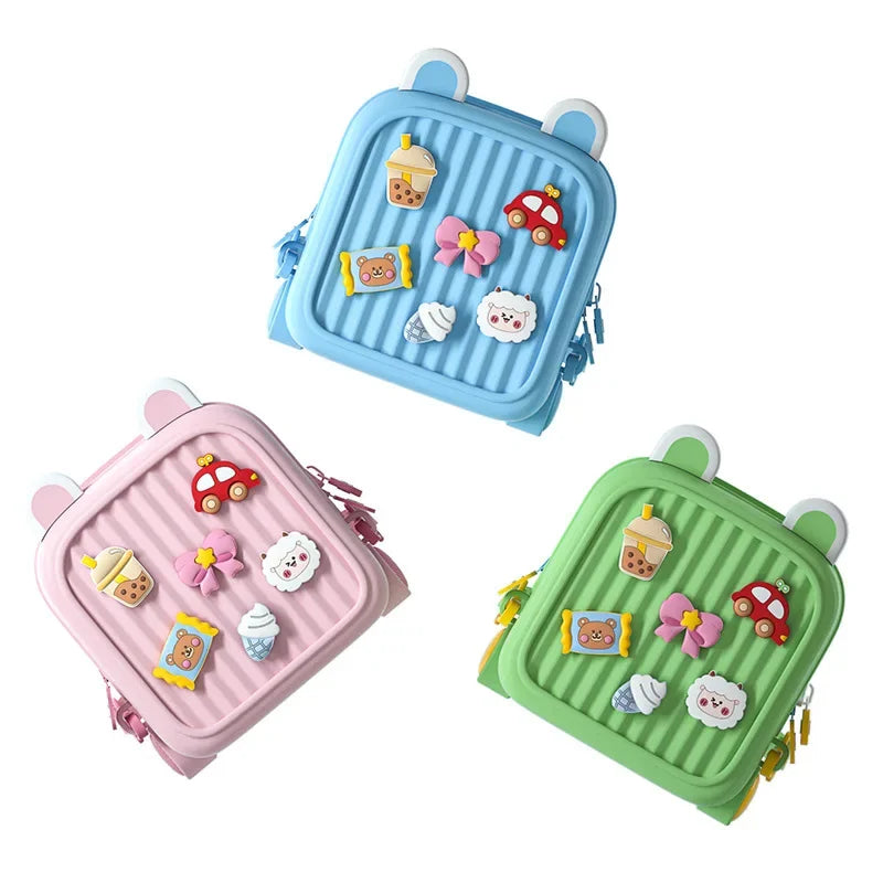 Intelligenter Kinder-Rucksack mit Rückenstütze & DIY-Design
