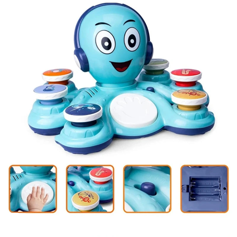 Musik-Oktopus für Babys – Lernen, Spielen & Staunen!