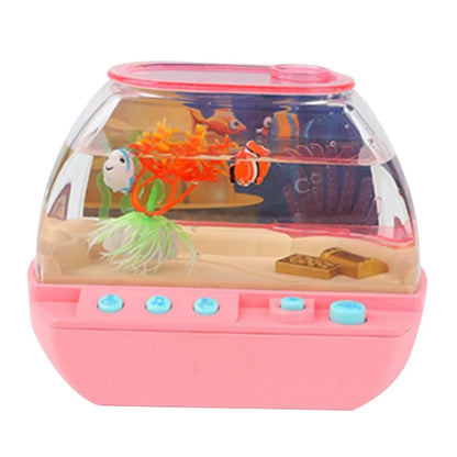 Magisches Spiel-Aquarium mit Musik, Licht & Fischen Rosa💗