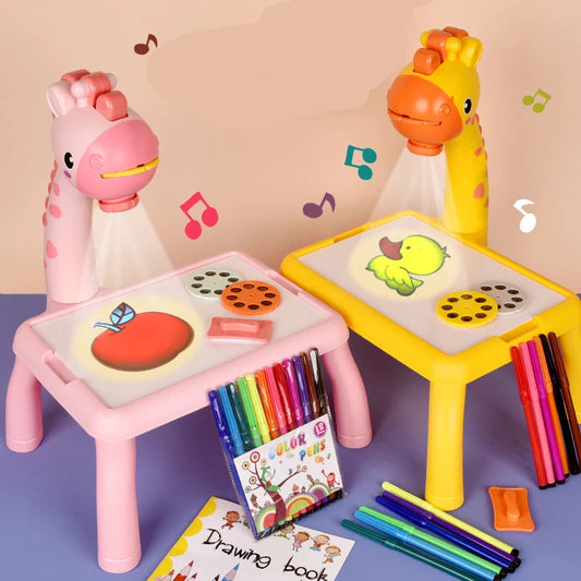 Kreatives Reh-Projektions-Zeichenbrett mit Licht & Musik – Lernspaß pur!