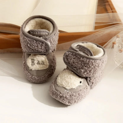 Winter Baby Schuhe mit Fleece – Warm, Weich & Rutschfest