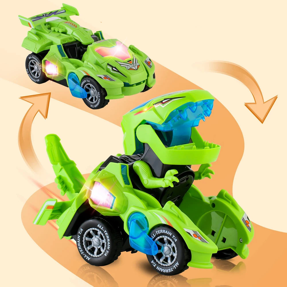 2-in-1 Dino Auto – Verwandelt sich automatisch in einen Roboter!
