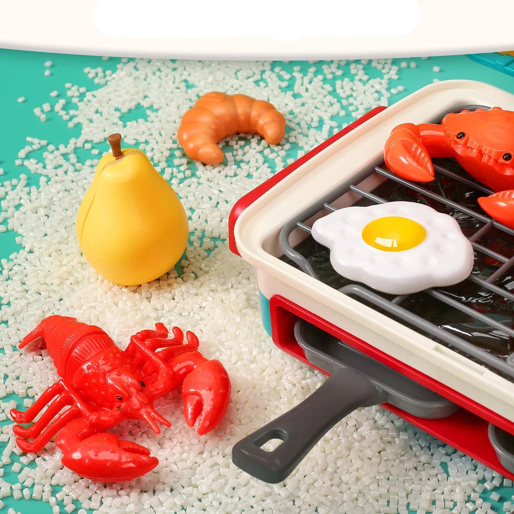 BBQ Kinderküche mit Farbeffekt & Musik – Spaß beim Kochen