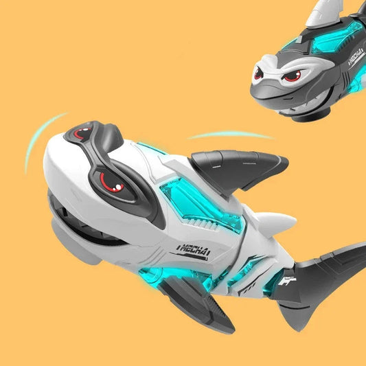 Interaktiver Spielzeug-Hai – Laufen, Musik & LED-Effekte