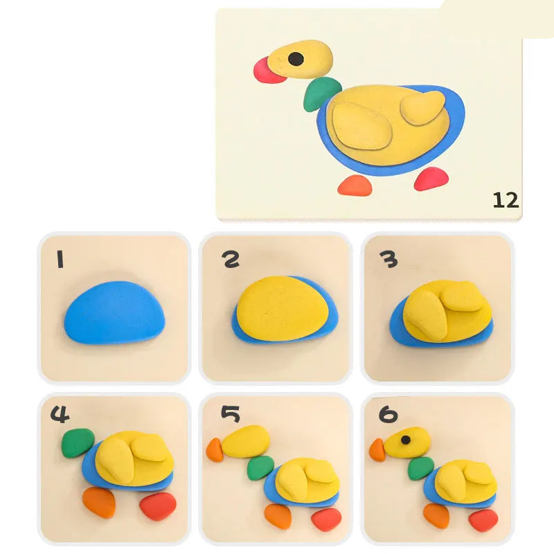 Rainbow Pebbles Montessori Lernspiel – Fördert Kreativität & Denken