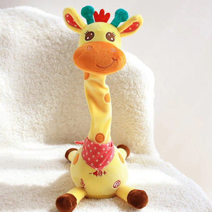 Sprachwiederholende Giraffe – Weiches Kuscheltier mit Musik & Bewegung