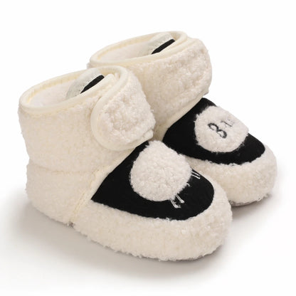 Winter Baby Schuhe mit Fleece – Warm, Weich & Rutschfest Schwarz🖤