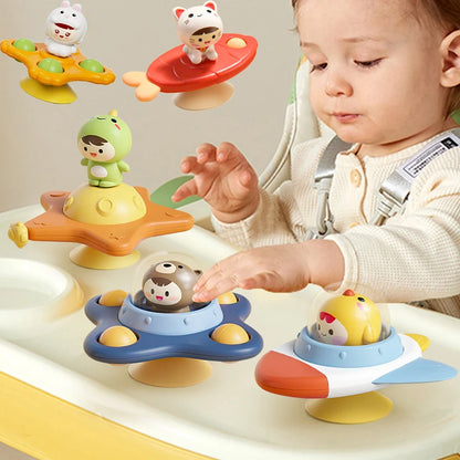 Spinning Suction Toys – drehende Montessori-Spaß für Kleinkinder