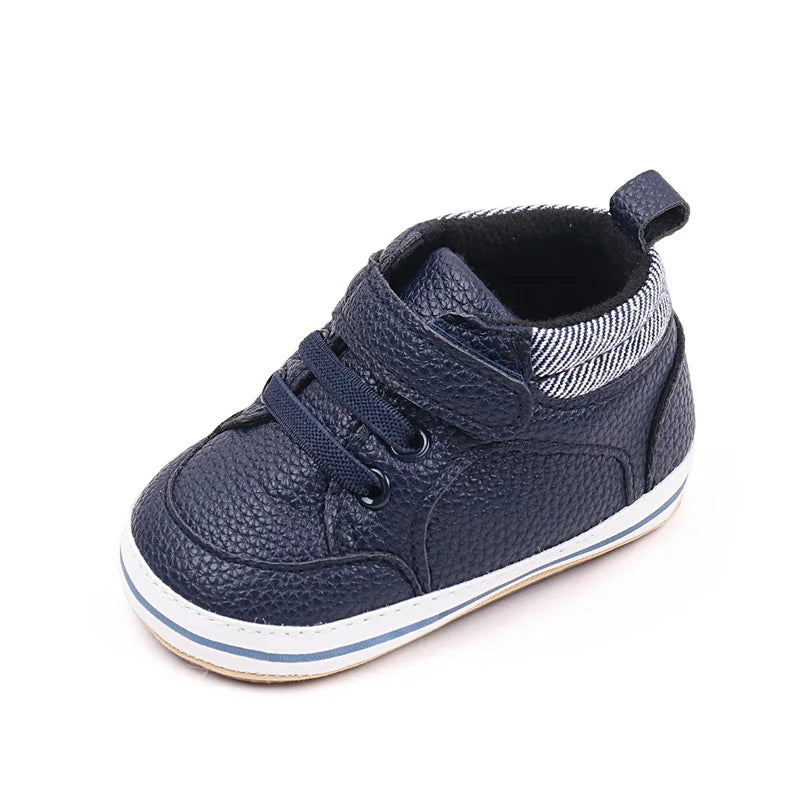 Weiche Baby Prewalker Sneaker für sichere Laufanfänge Blau