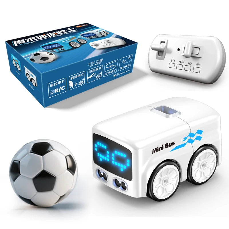 Intelligenter RC Mini Bus – Gestensteuerung Spielzeugauto Weiß