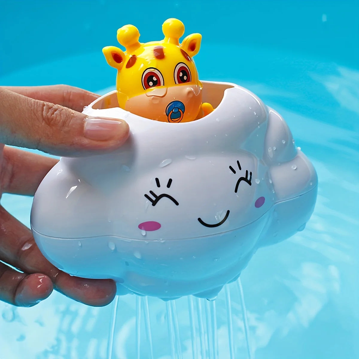 Süße Regenwolke Dusche – Bade Spielzeug mit Wasserfall Spaß