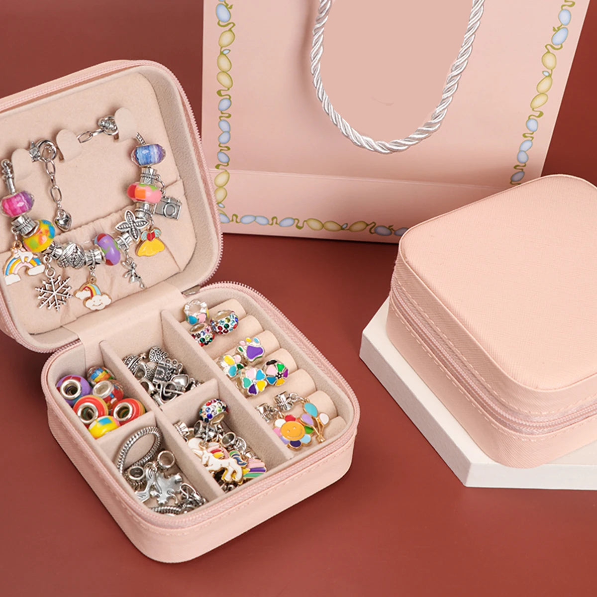 Schmuck-Bastelset für Mädchen – 66 Teile für Spaß & Kreativität
