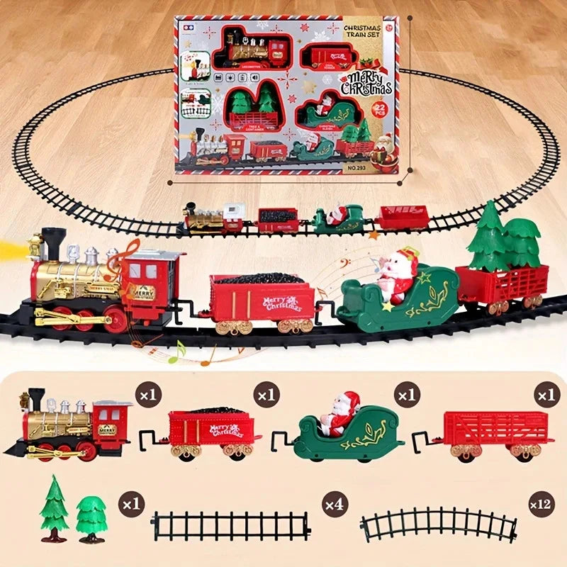 Weihnachtszug mit Licht und Klang Stil 3