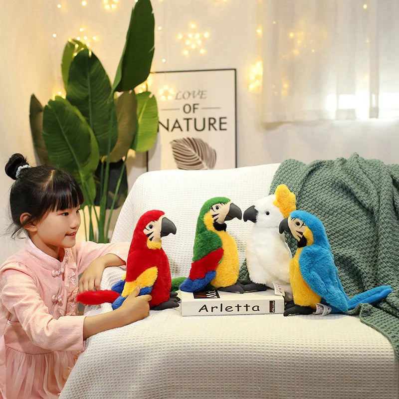 Lebensechte Papageienvogelpuppe – Perfektes Geschenk für Kinder