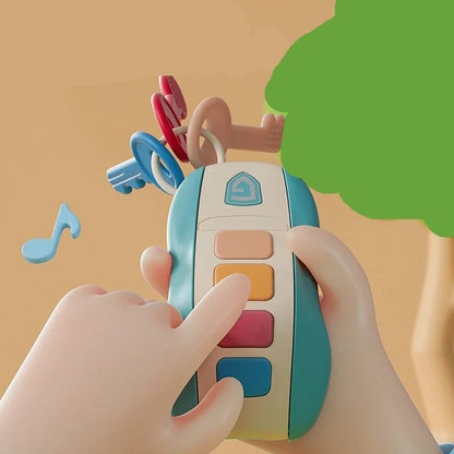 Schlau Auto Schlüssel Spielzeug – Musik, Licht & Lernen in einem!