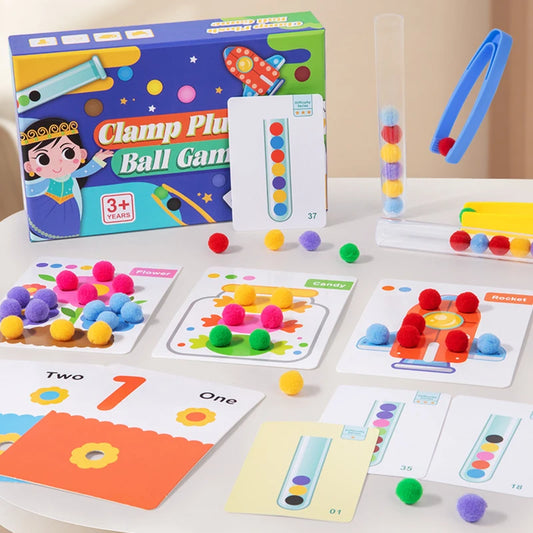 Sensorisches Montessori Spiel – Farben sortieren & Motorik trainieren